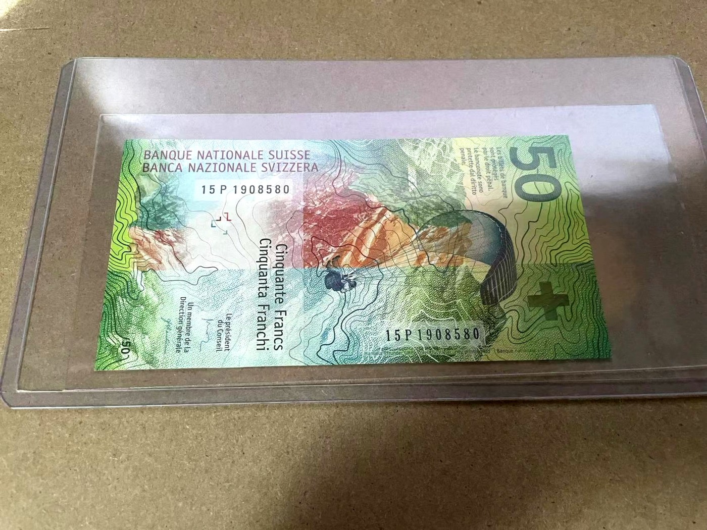 【Blue Auction】✨世界纸币精拍第368期——格雷伯爵夫妇 【15P1908580】瑞士 2015年50法郎 全新UNC