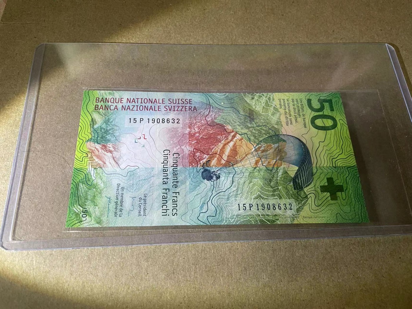 【Blue Auction】✨世界纸币精拍第368期——格雷伯爵夫妇 【15P1908632】瑞士 2015年50法郎 全新UNC