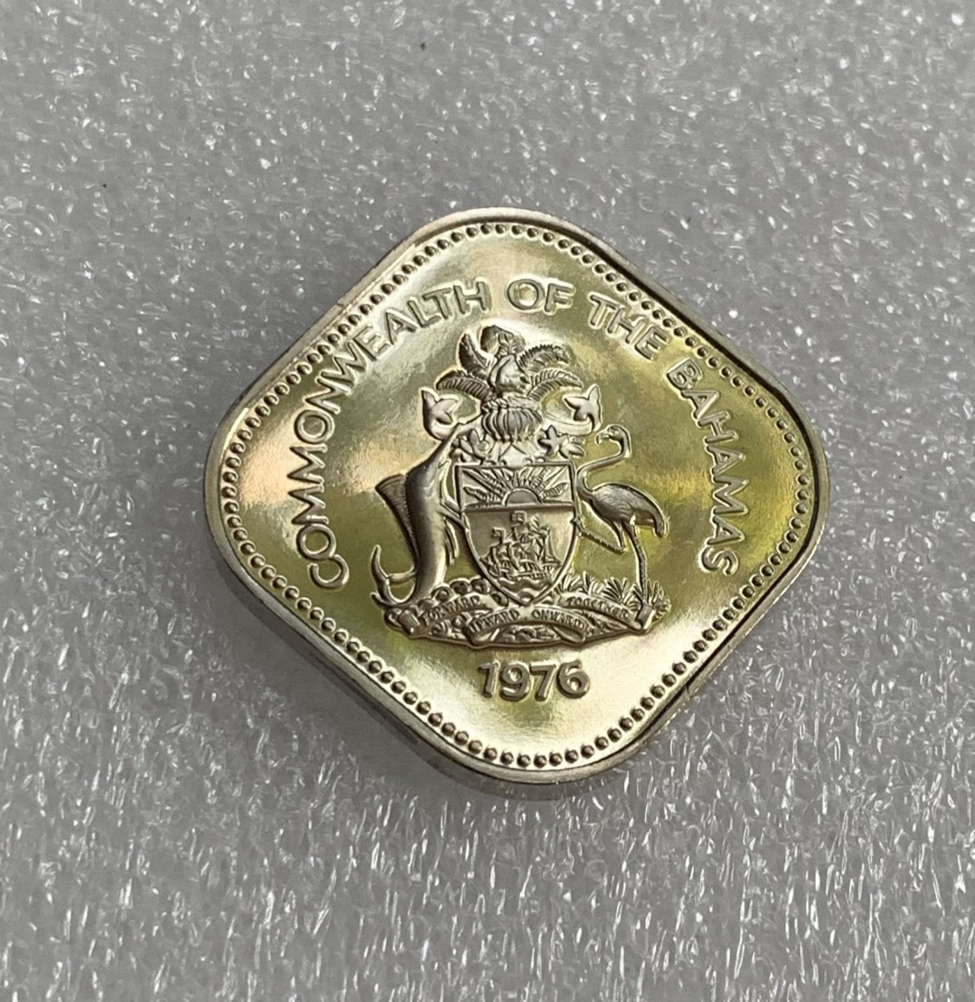 瓶子🏺第108期拍卖会  巴哈马 1976年 15分 精制币