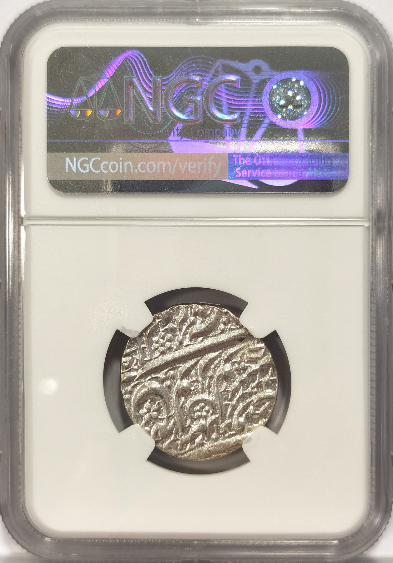 博洋堂世界钱币拍卖第042期周六场（全场包邮）本周五、周六二场连拍 NGC AU55 印度VS1884(1827)锡克邦卢比，少见