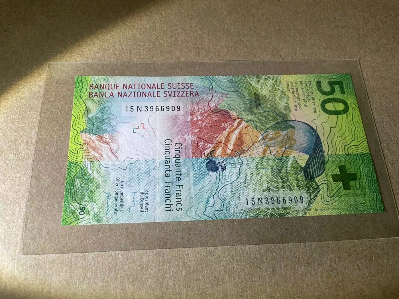 【Blue Auction】✨世界纸币精拍第368期——格雷伯爵夫妇 【15N3966909】瑞士 2015年50法郎 全新UNC