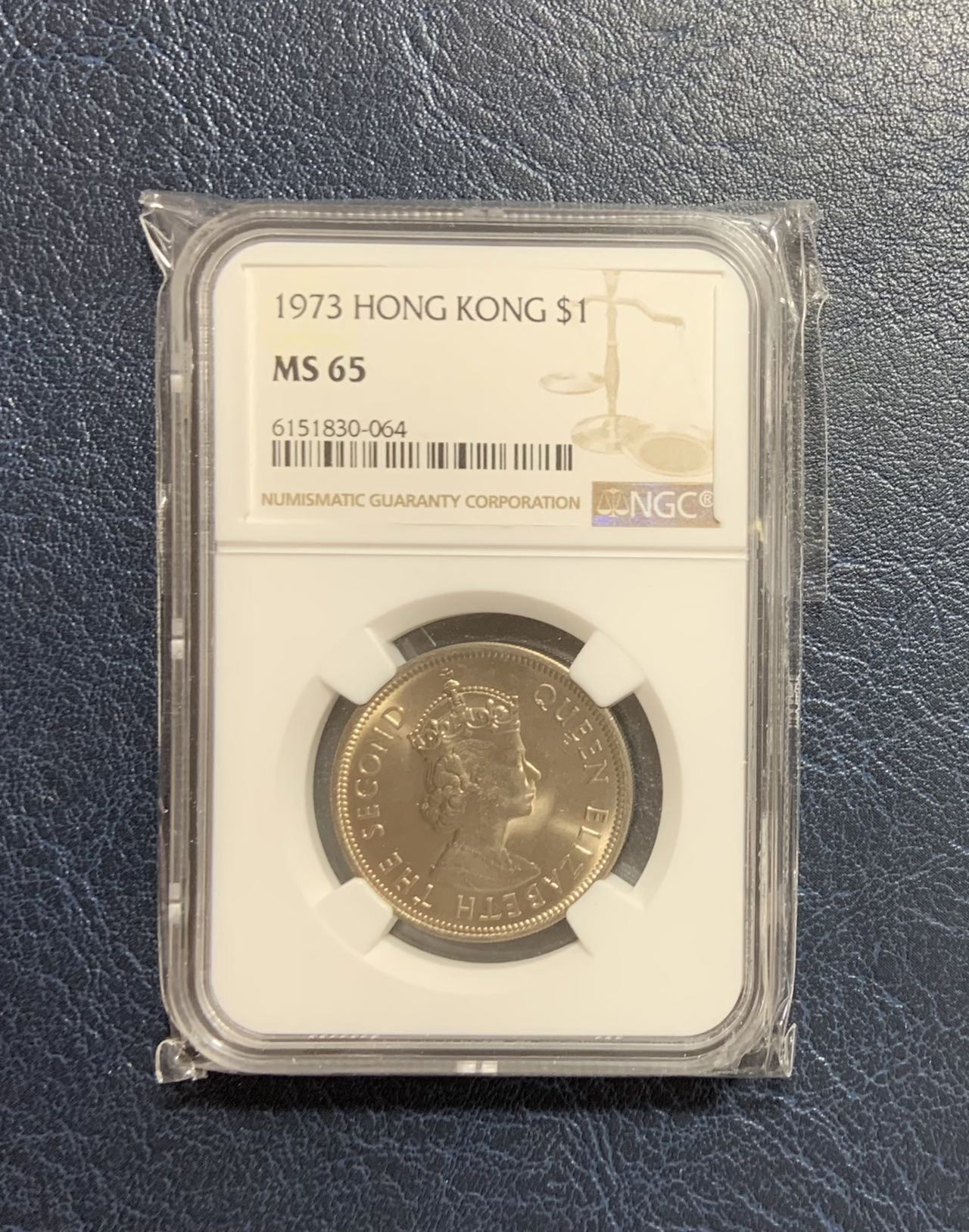 收藏联盟Quantum Auction 第288期拍卖 (已更新) 香港1973年1大圆 NGC ms65  大冠女王头像