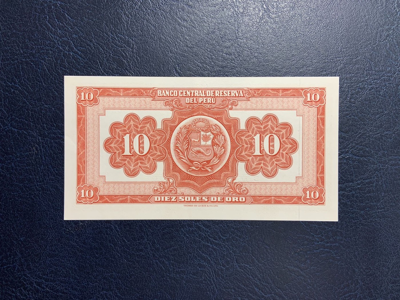 收藏联盟Quantum Auction 第288期拍卖 (已更新) 秘鲁1968年10奥沙 品相AU 原票 油墨香尚在
