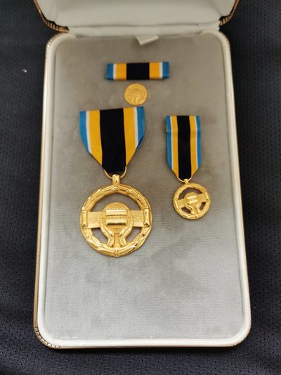 盛世勋华——号角文化勋章邮票专场拍卖第135期 - 美国宇航局（NASA）机会均等服务奖章 少见 带原盒 迷你 略 大全套