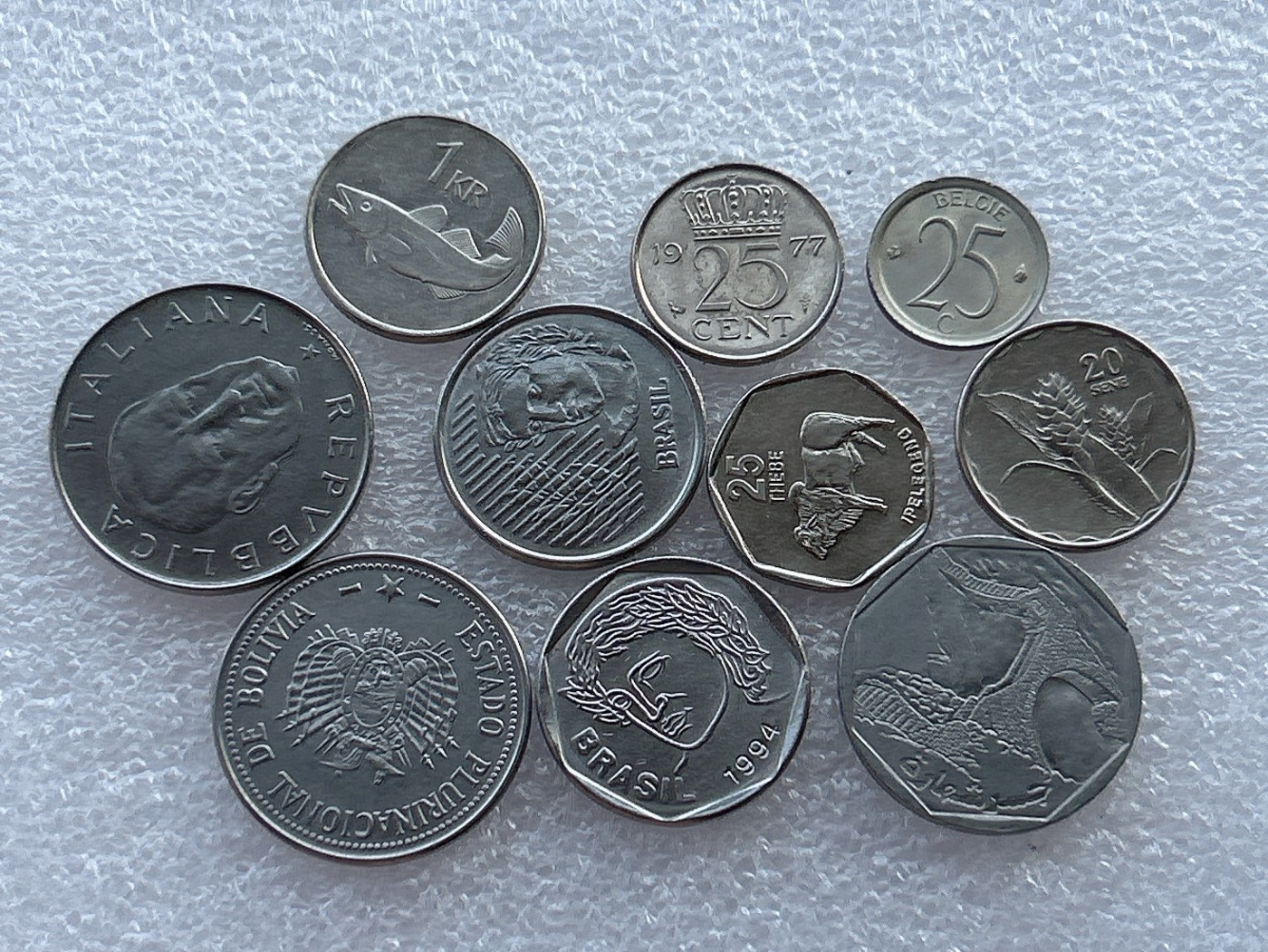 全场一元起拍 世界钱币散币场 第22期 散币 10枚