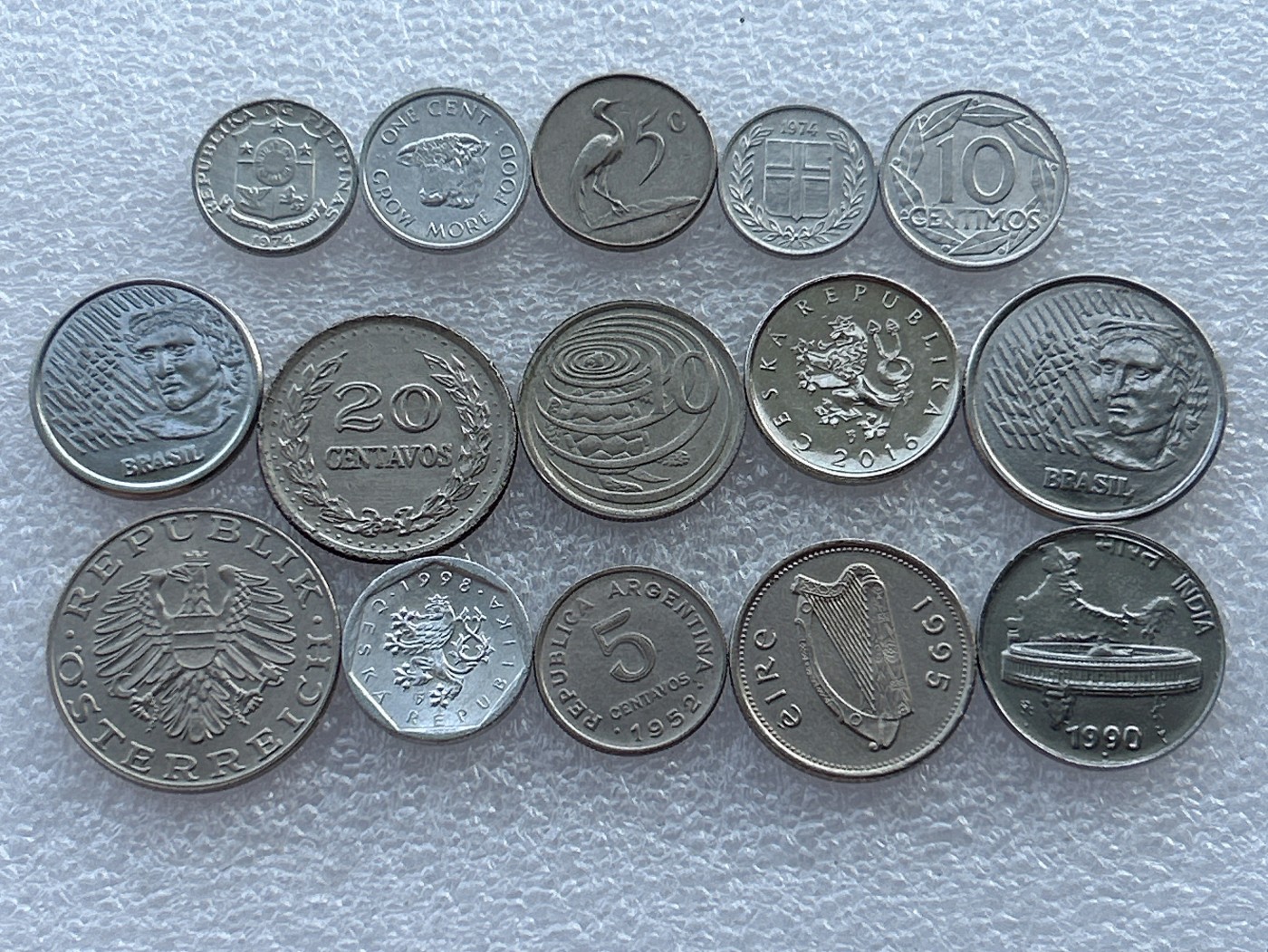 全场一元起拍 世界钱币散币场 第22期 各国散币 15枚