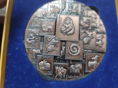 燕姐换藏第58拍 2019年猪年纪念100mm大铜章