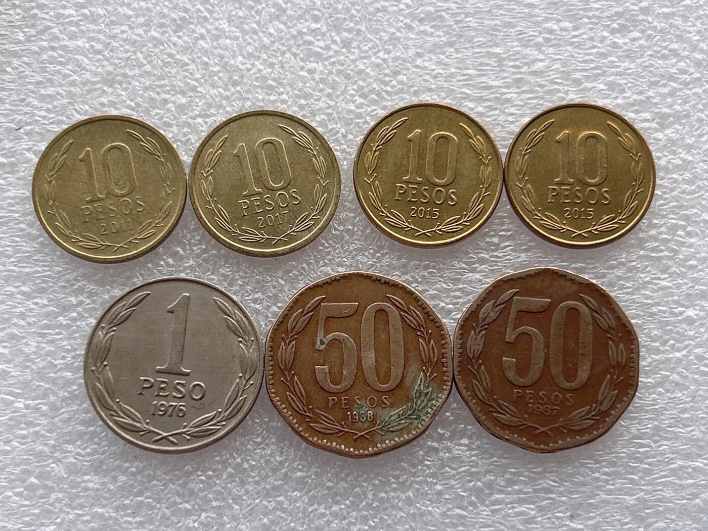 全场一元起拍 世界钱币散币场 第22期 智利