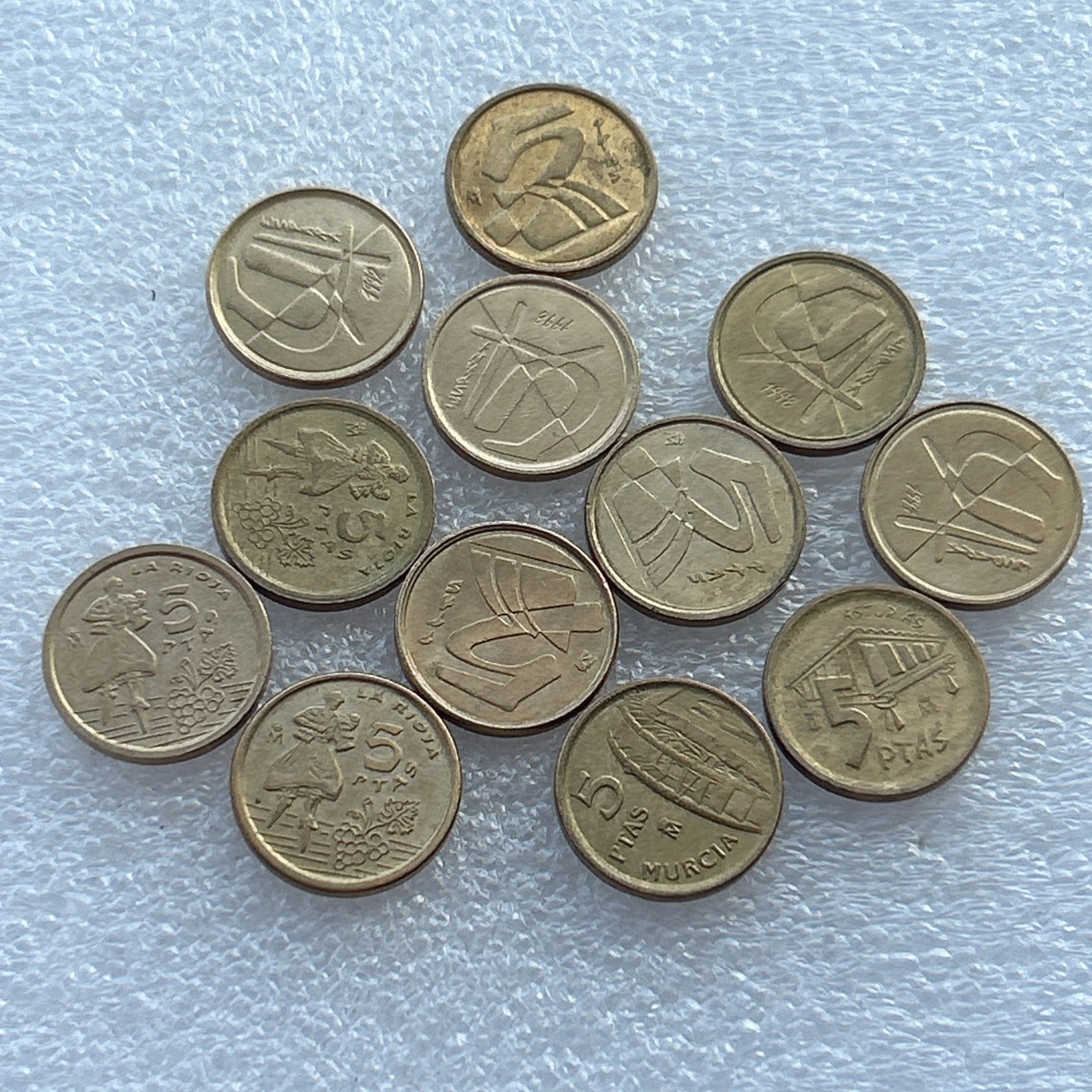 全场一元起拍 世界钱币散币场 第22期 西班牙5比塞塔