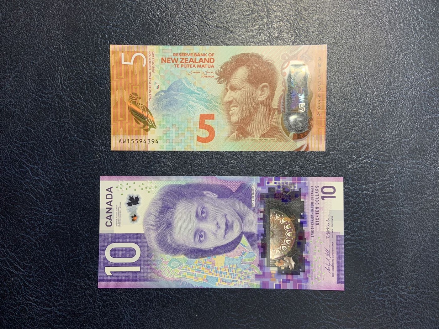 收藏联盟Quantum Auction 第288期拍卖 (已更新) 新西兰2015年5元和加拿大2018年10元 品相全新UNC 获奖作品 