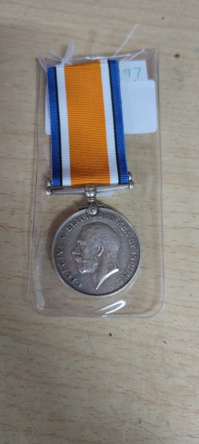 大狸子的拍卖会(第14期)，周日晚8点开始 - 英国一战奖章，银质，带电子档案