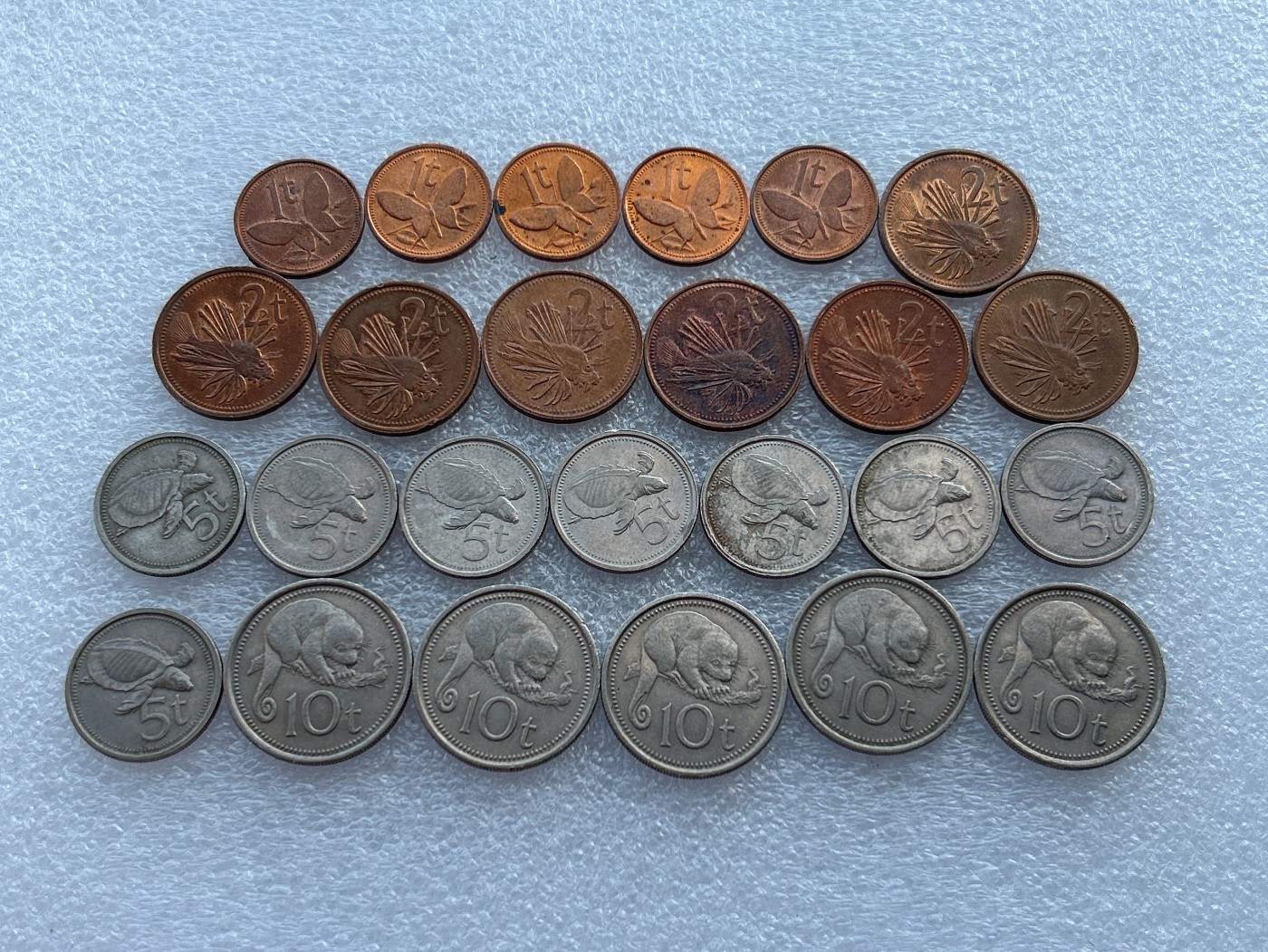 全场一元起拍 世界钱币散币场 第22期 巴布亚新几内亚