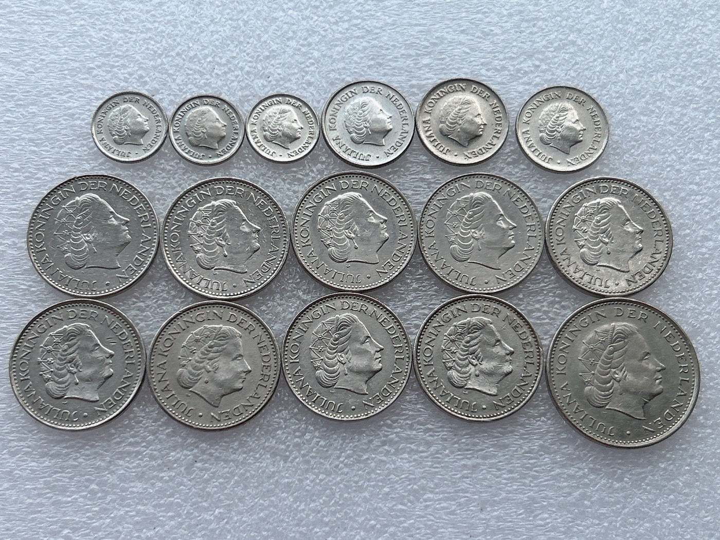 全场一元起拍 世界钱币散币场 第22期 荷兰 朱丽安娜女王