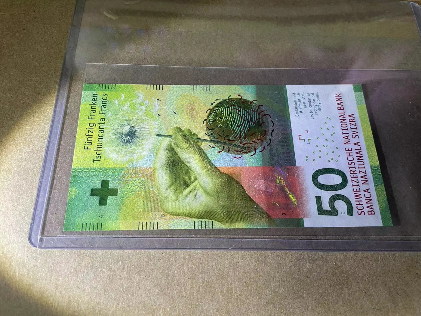 【Blue Auction】✨世界纸币精拍第369期【精】 【15P1908621】瑞士 2015年50法郎 全新UNC