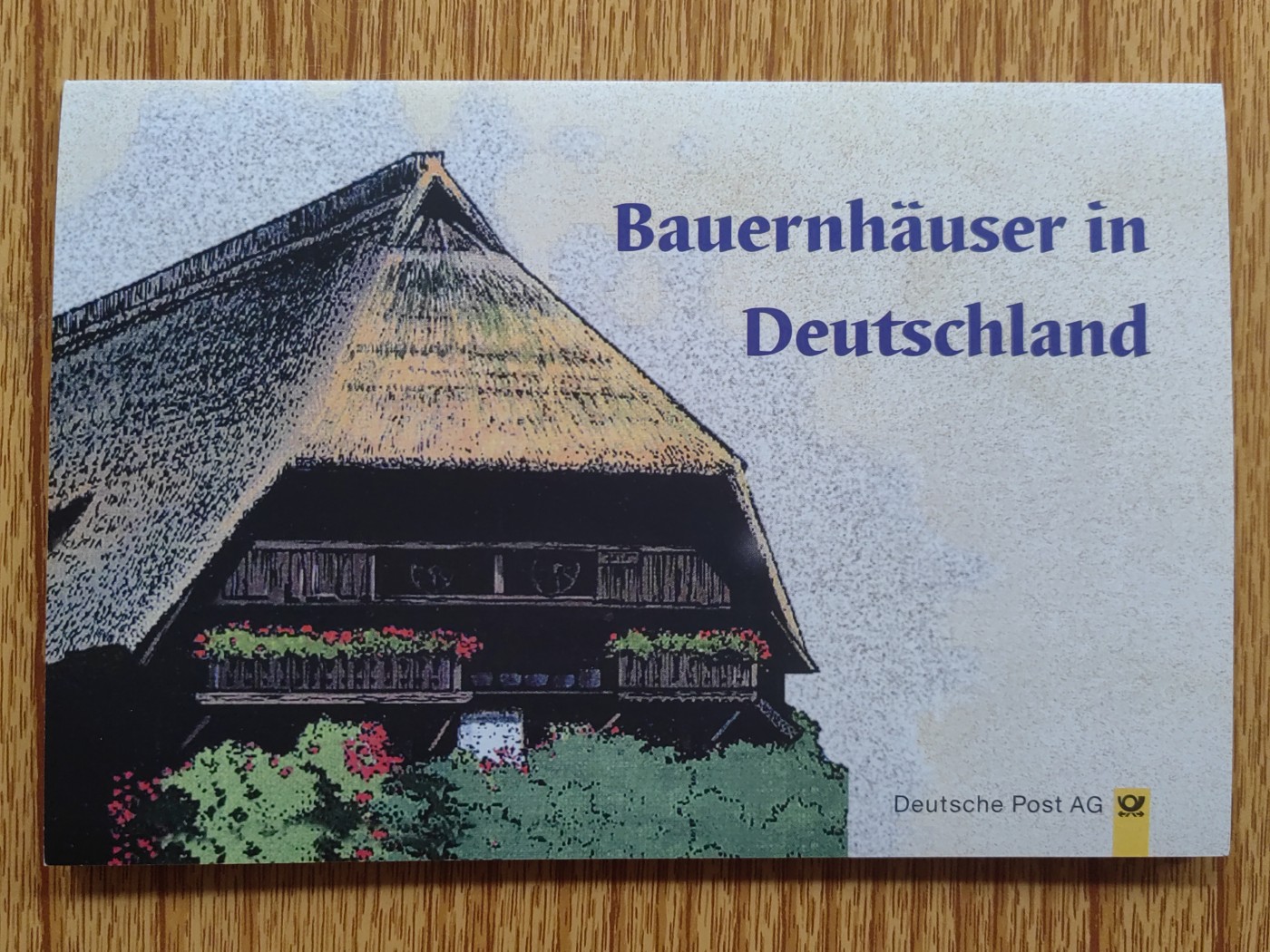 邮折专场第⑥场（秒杀场） 德国村庄风景含邮票一套（秒杀）