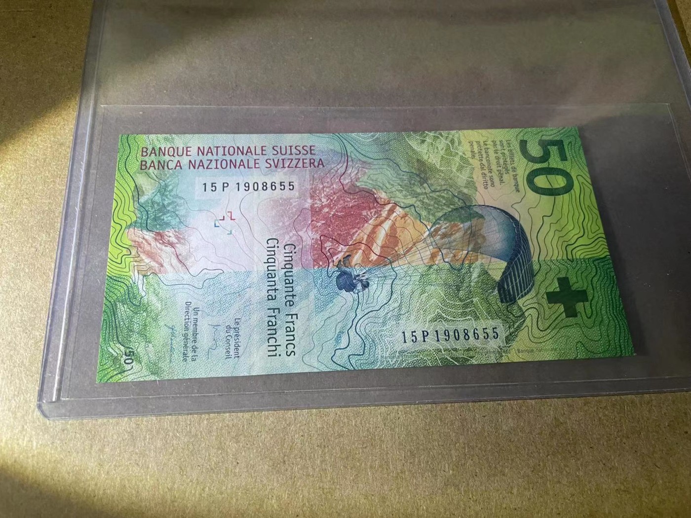 【Blue Auction】✨世界纸币精拍第369期【精】 【15P1908655】瑞士 2015年50法郎 全新UNC