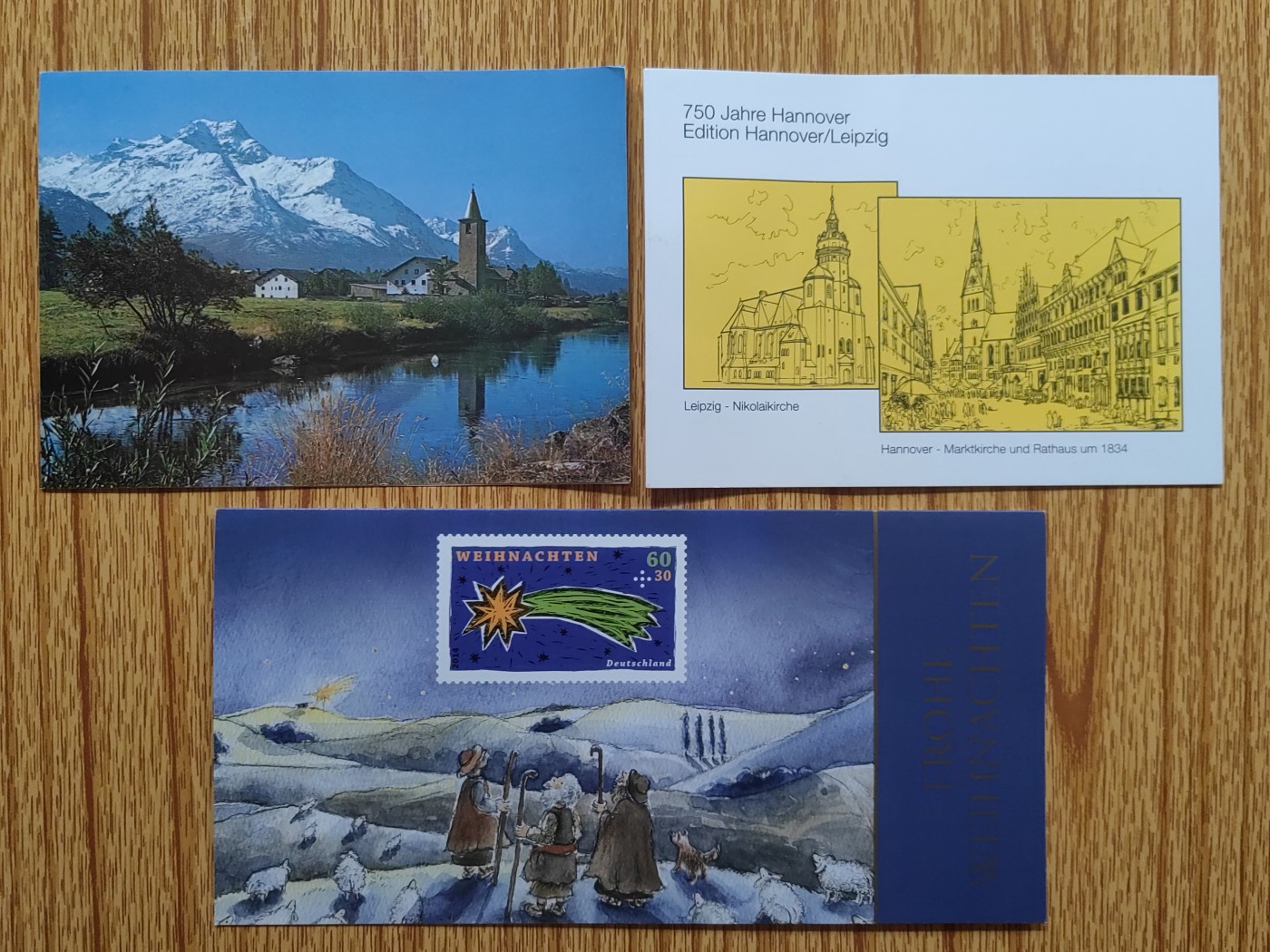 邮折专场第⑥场（秒杀场） 彩色邮折3个其中有77年瑞士邮折（秒杀）