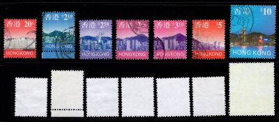 洪涛臻品批发群 精选邮票限时拍卖第六百一十一期  - 香港1997年关门票 夜景信销20分到10元高面值 总面值26元