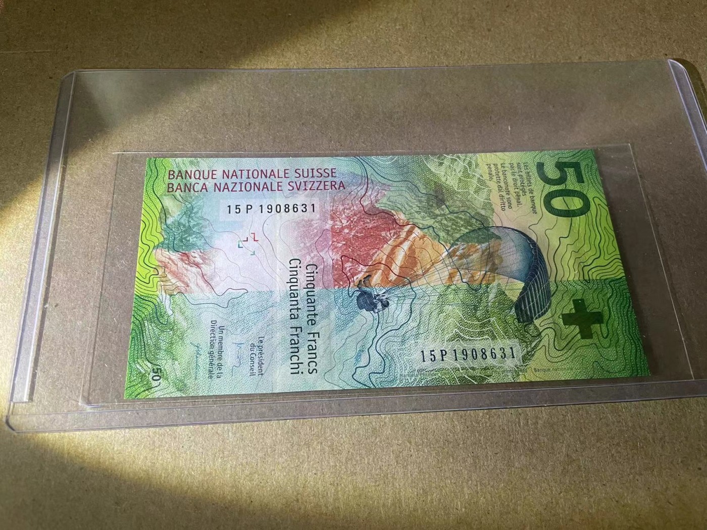 【Blue Auction】✨世界纸币精拍第369期【精】 【15P1908631】瑞士 2015年50法郎 全新UNC