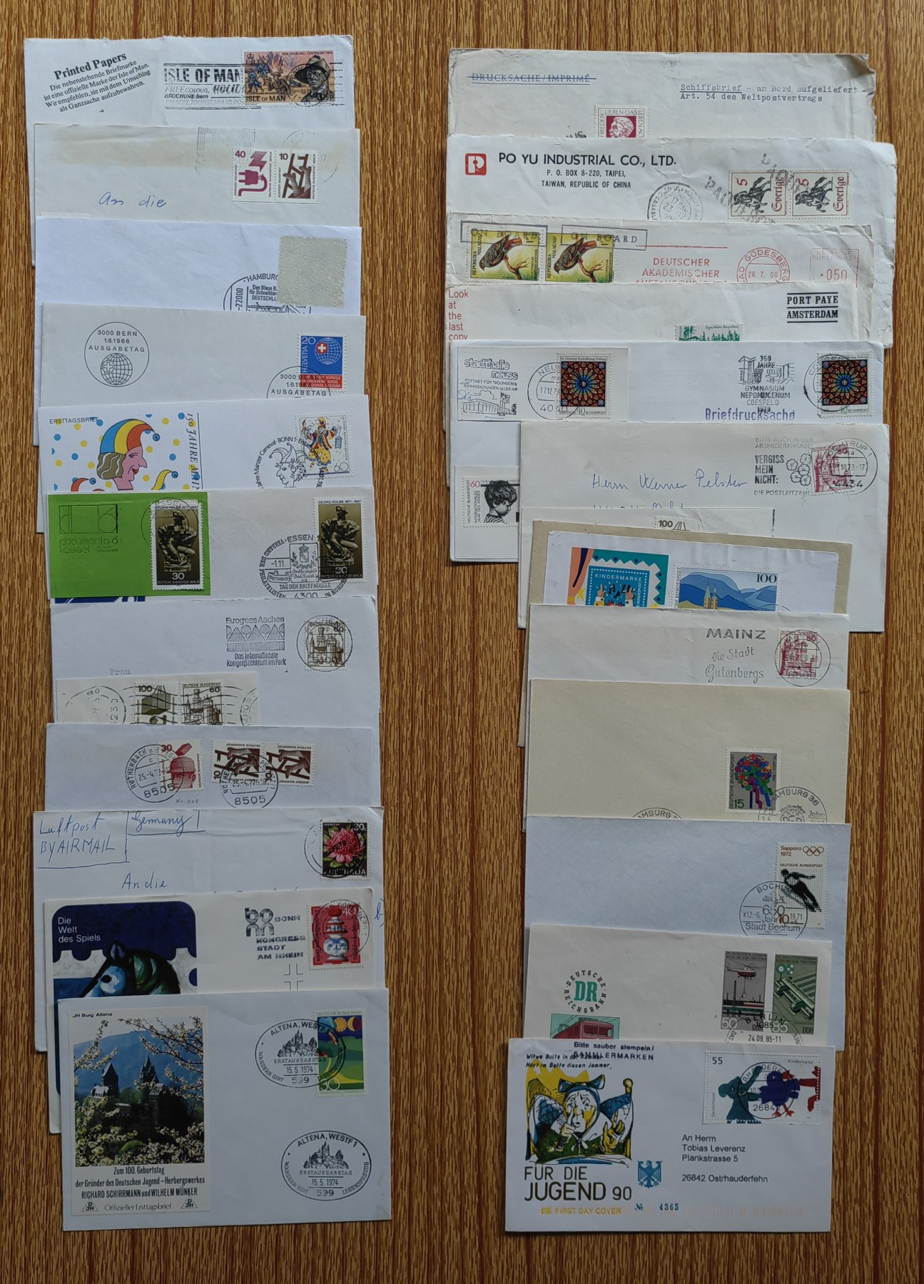 邮折专场第⑥场（秒杀场） 德国邮封23个（秒杀）