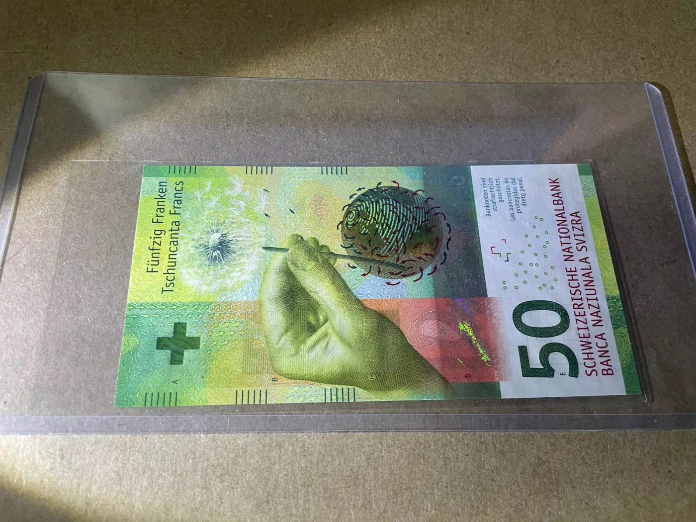 【Blue Auction】✨世界纸币精拍第369期【精】 【15P1908655】瑞士 2015年50法郎 全新UNC