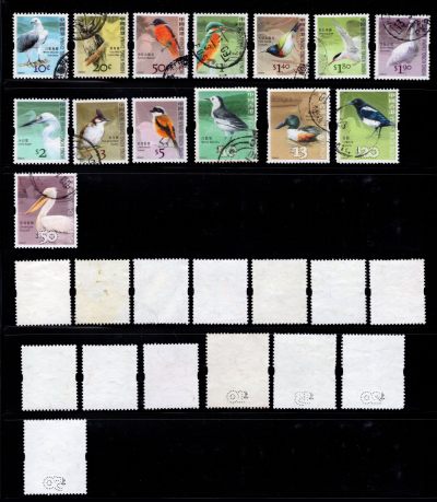 洪涛臻品批发群 精选邮票限时拍卖第六百一十一期  - 香港2006年候鸟邮票 10分到50元高面值 总面值109.9元 很漂亮 这么多也不容易收集！