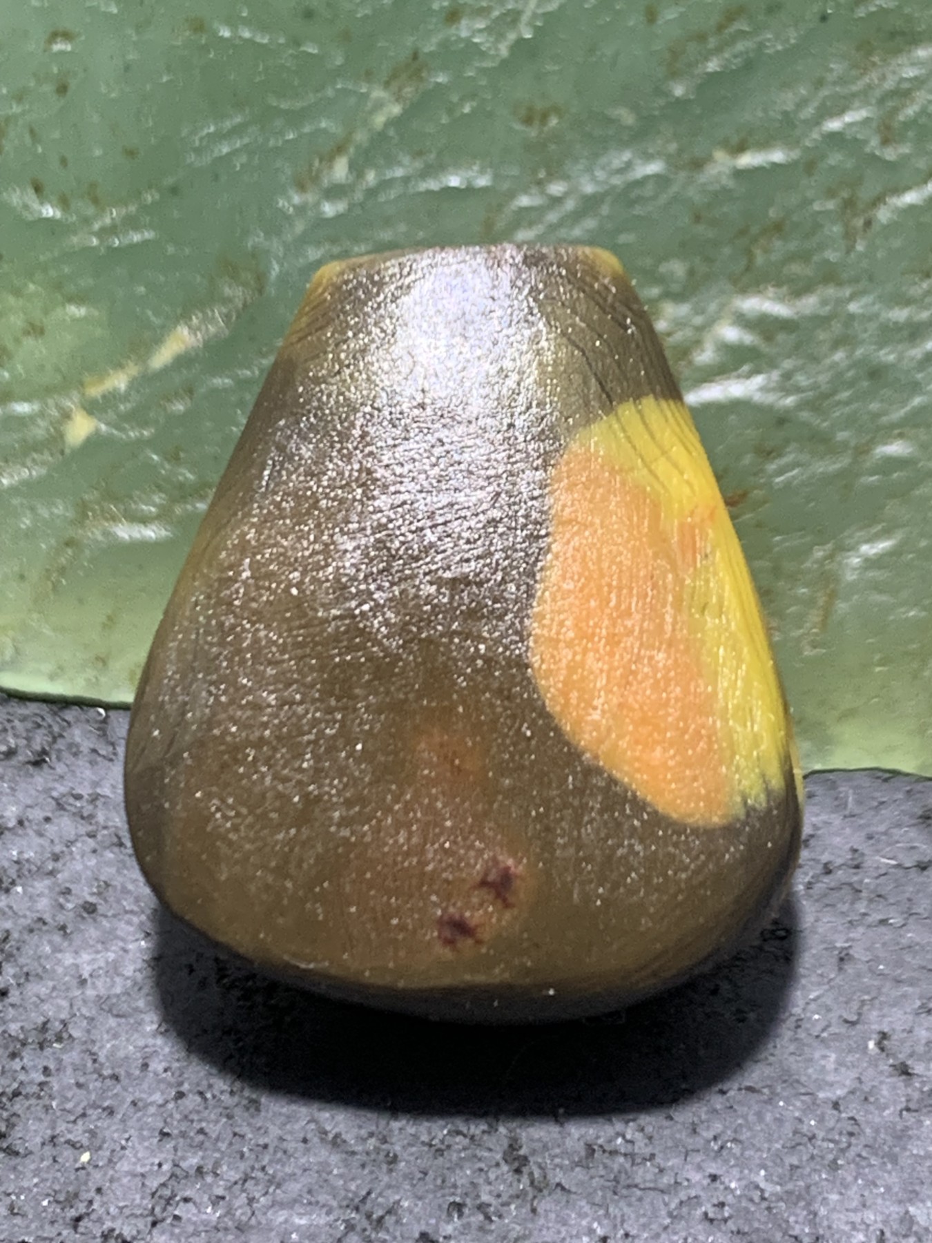 精美亚光战国红玛瑙手工俏色巧雕富贵有鱼一体佛头三通一个