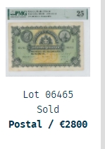 【Blue Auction】✨世界纸币精拍第368期——格雷伯爵夫妇 【百年风云 手签经典 高分少见】希腊 1901-15年25德拉科马 BWC出品 双面雕刻 A冠 波塞冬(海王星)&国王乔治一世 PMG55 状态佳 早期经典品种