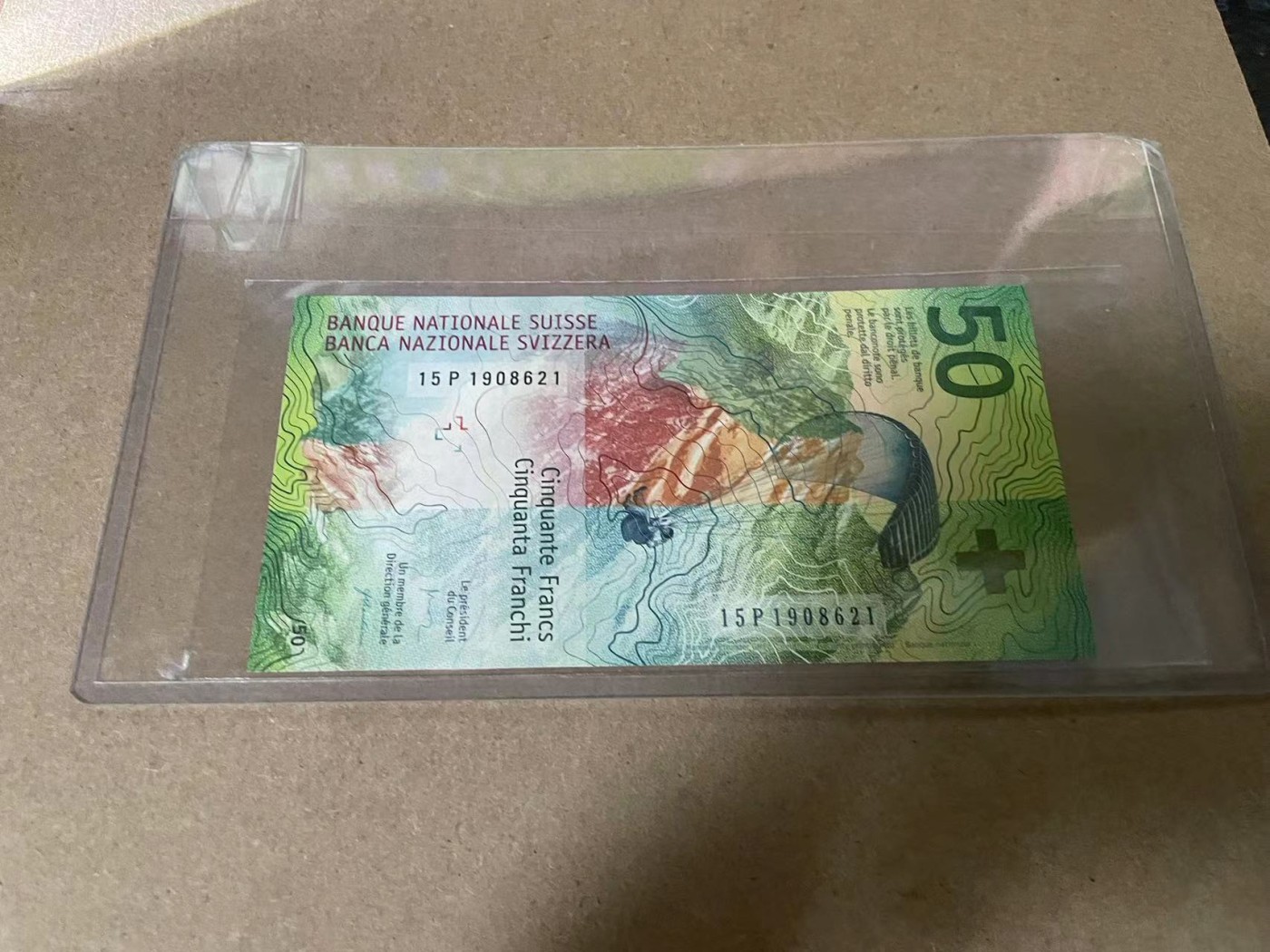 【Blue Auction】✨世界纸币精拍第369期【精】 【15P1908621】瑞士 2015年50法郎 全新UNC