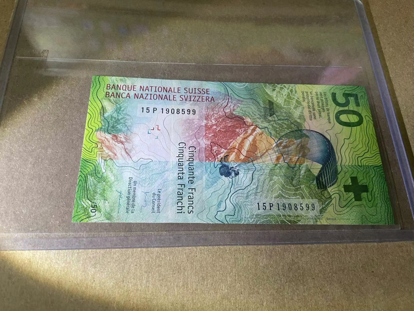 【Blue Auction】✨世界纸币精拍第369期【精】 【15P1908599】瑞士 2015年50法郎 全新UNC