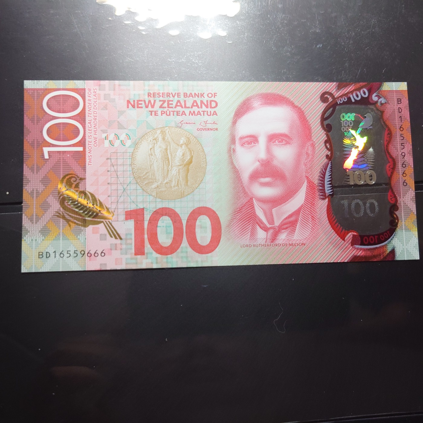 【世界钱币】精选微拍第68期暨2023年第十五期 各类豹子狮子老虎号超低价起拍【早出价很可能最终就得了】 2016年新西兰100塑料钞 全新绝品无47豹子号559666