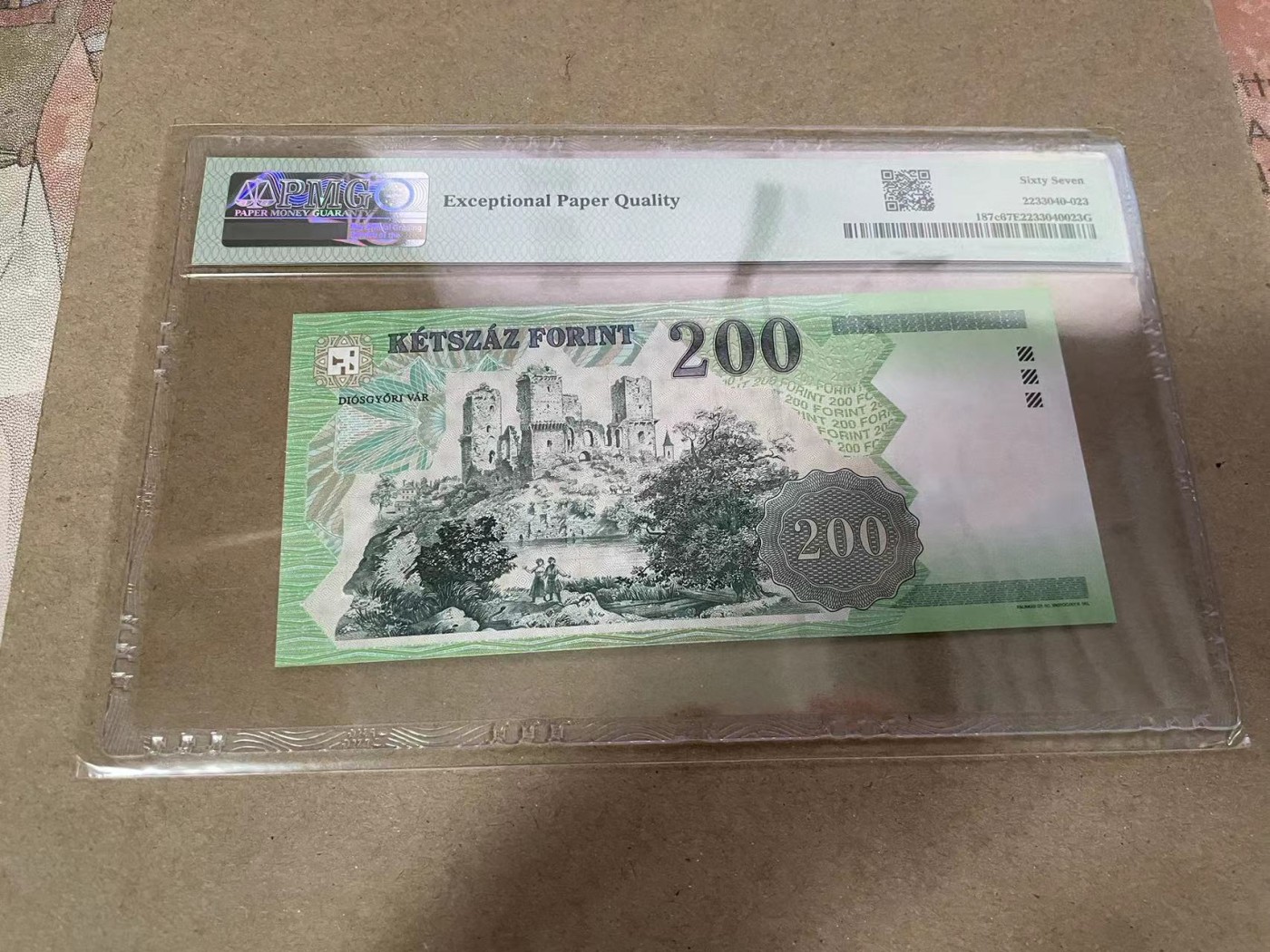 【Blue Auction】✨世界纸币精拍第369期【精】 匈牙利 2003年200福林 PMG67EPQ 