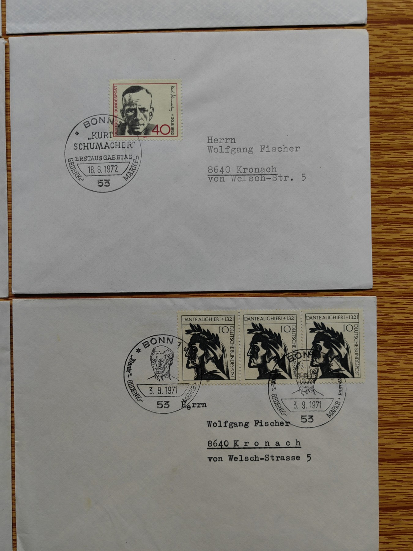 外国邮品第⑦场（秒杀） 德国精品纪念邮封10个（秒杀）