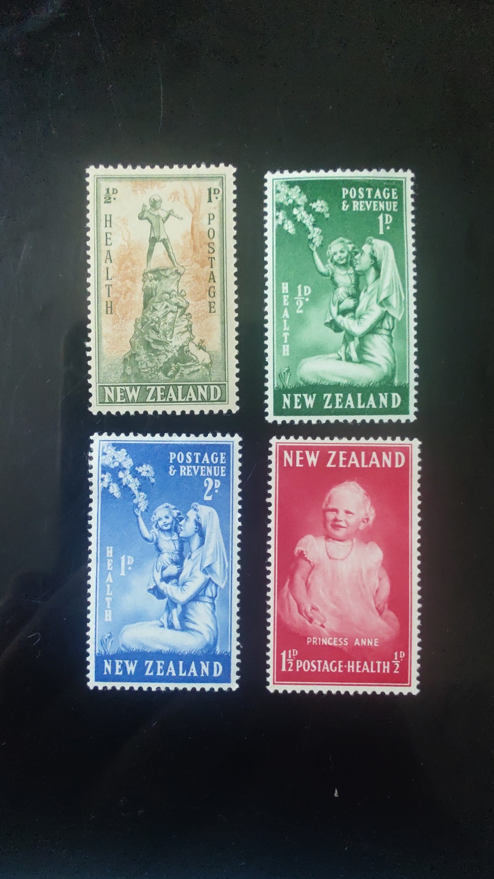 一月邮币社首期拍卖邮票专场 新西兰老新票一组