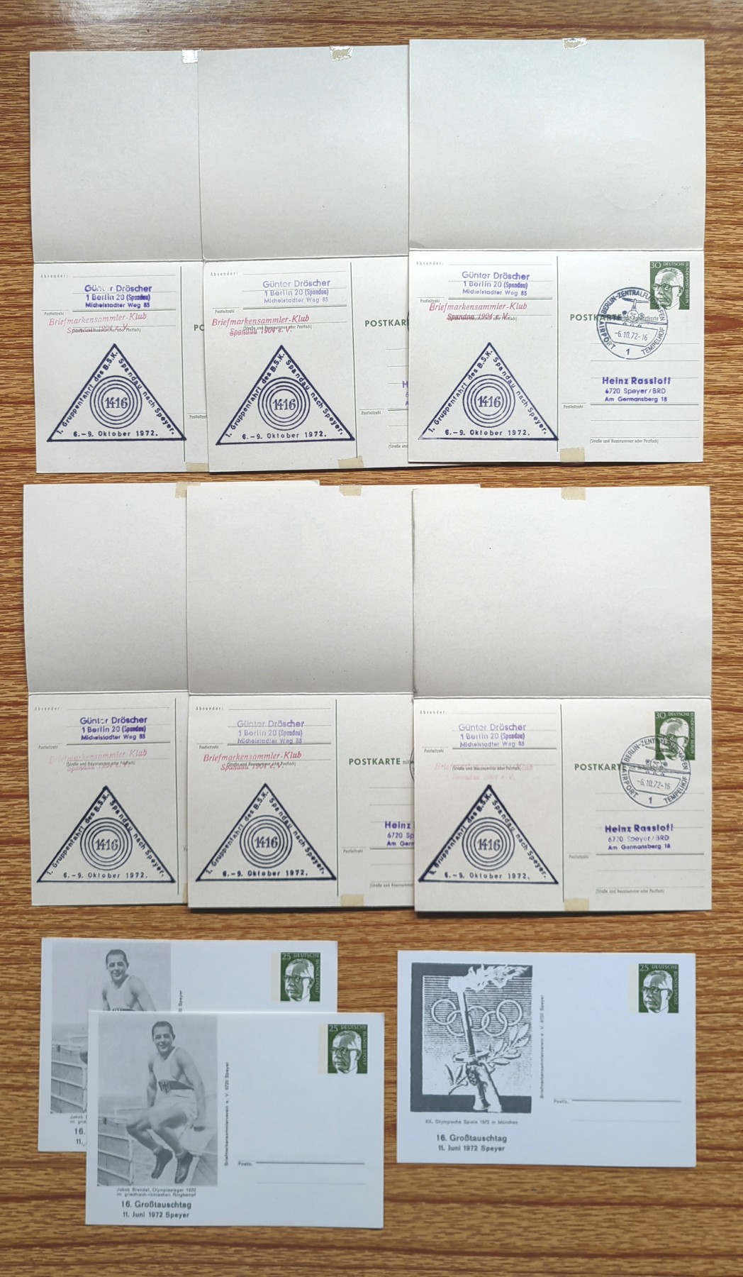 外国邮品第⑦场（秒杀） 少见邮折片&奥运邮片（秒杀）