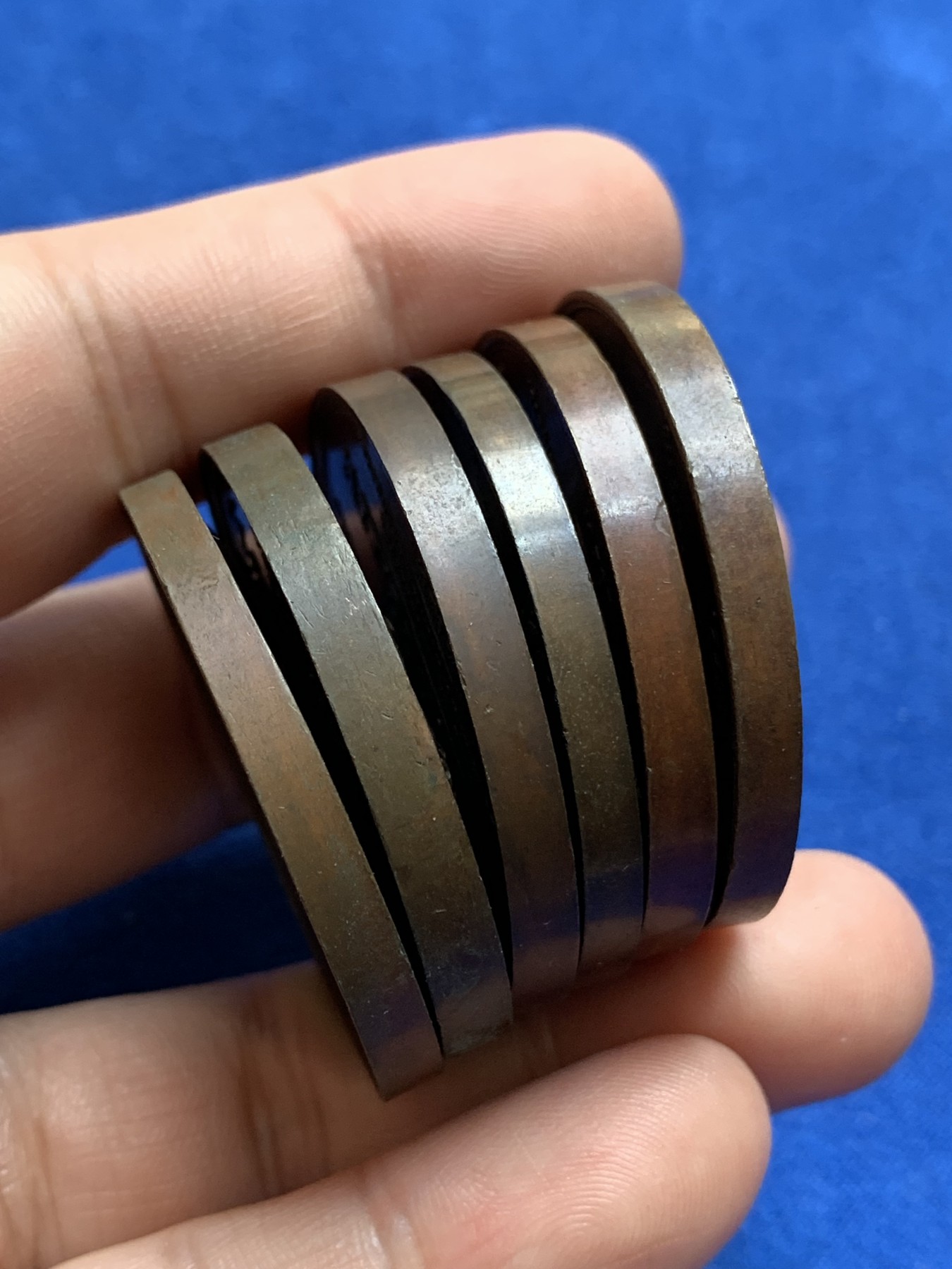 《竞宝斋》第196场-周日，周一 2场 (全场包邮) 6枚一组 1820年代左右法国人物系列铜章  直径41mm，光边原铸，均为高浮雕好品相。