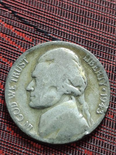 燕姐换藏第58拍 美国1943年五美分银币