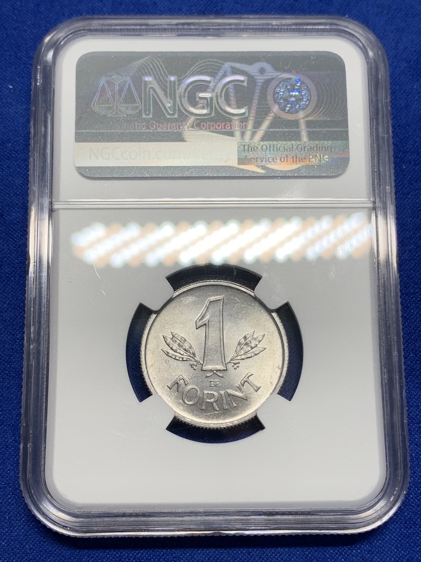 《竞宝斋》第196场-周日，周一 2场 (全场包邮) NGC MS63 匈牙利1952年1福林  强光好品