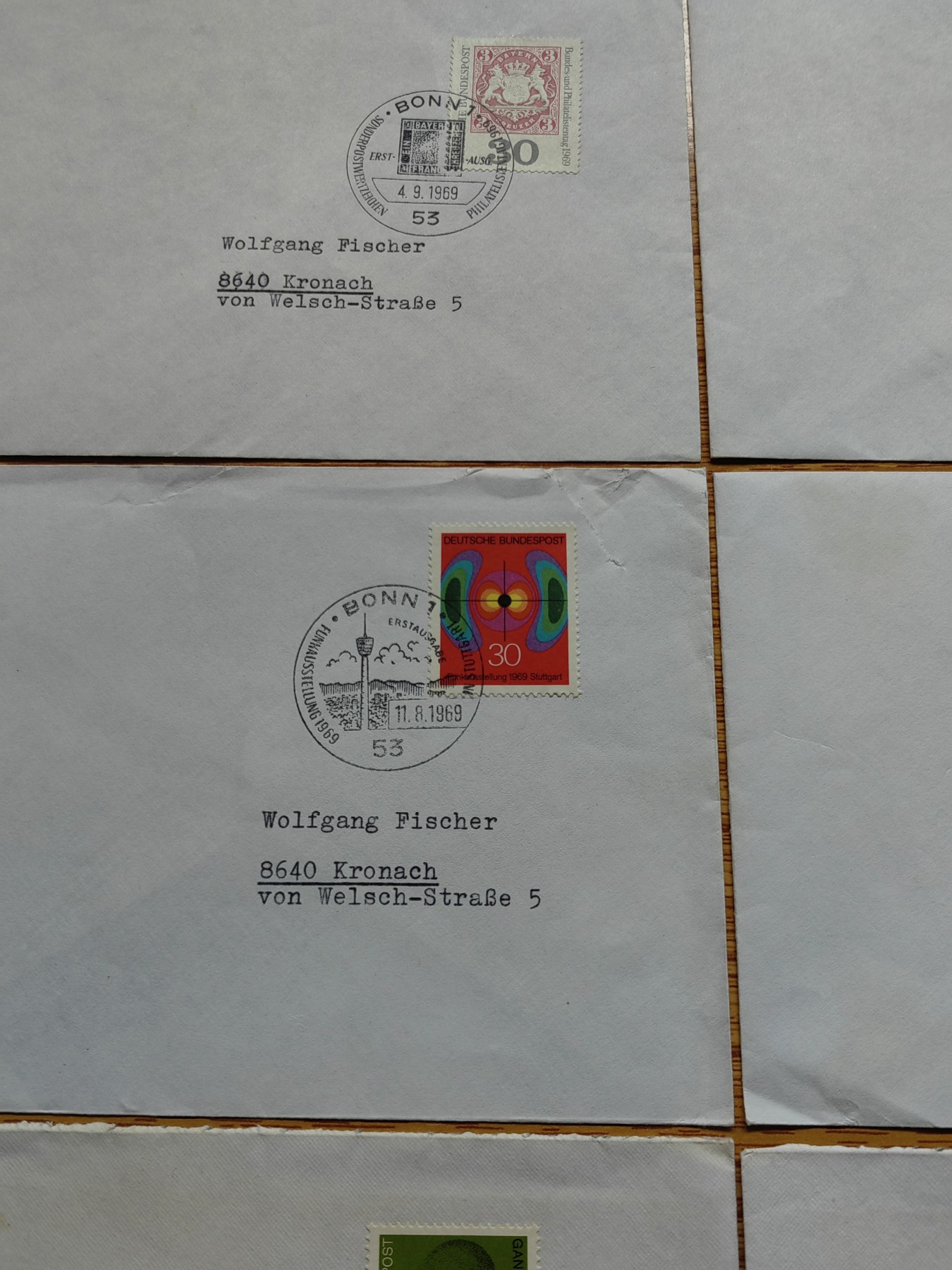 外国邮品第⑦场（秒杀） 德国60年代纪念邮封9个（秒杀）