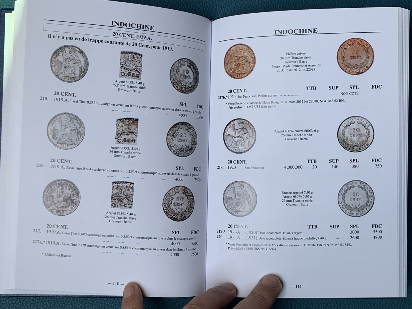 《竞宝斋》第196场-周日，周一 2场 (全场包邮) 法属印支硬币和代用币目录 包含东南亚地区各国法国占领时期发行货币，坐洋，大小富，鹿头等均在其中，图片清晰详尽，值得收藏 塑封拆出