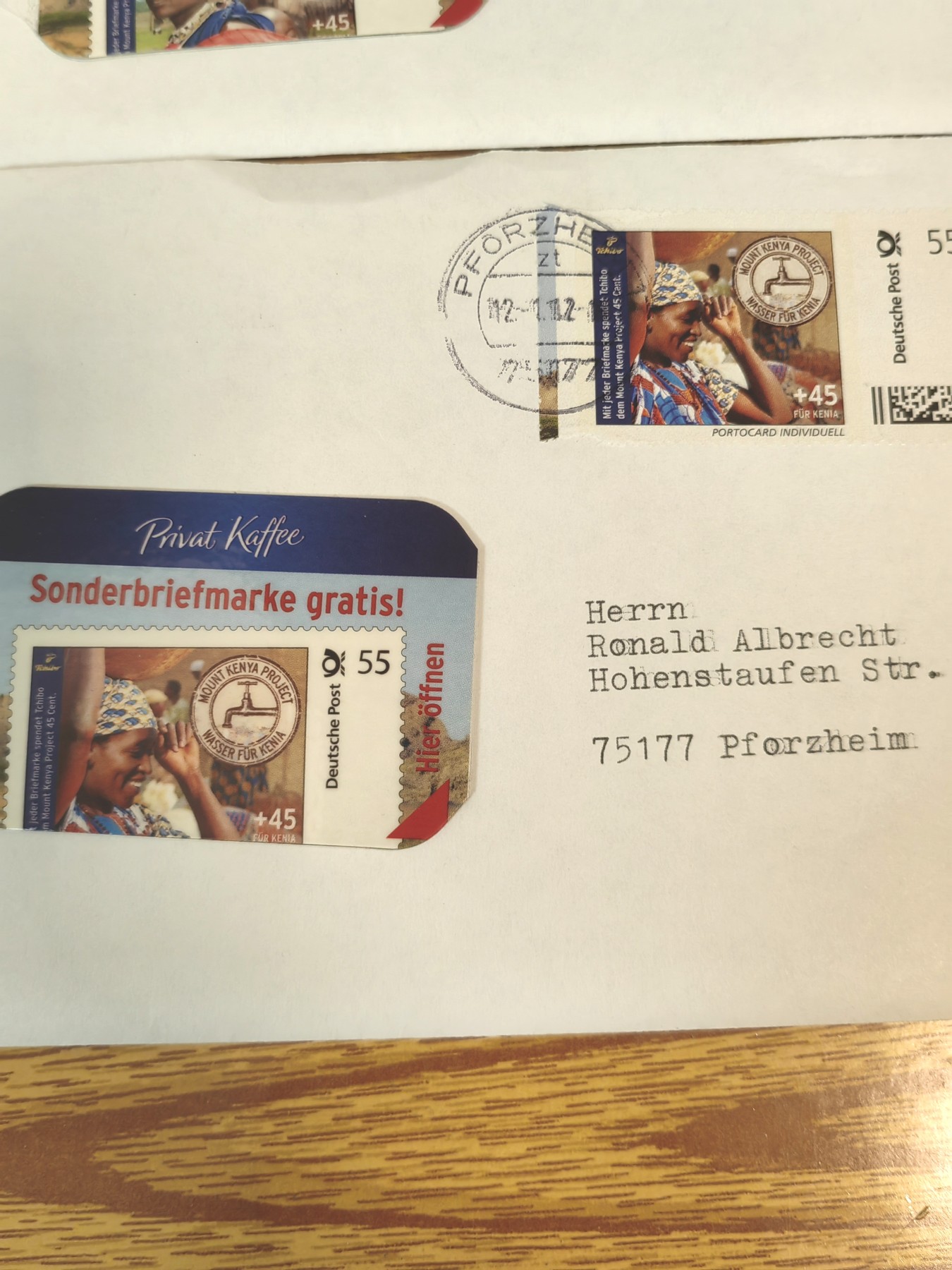 外国邮品第⑦场（秒杀） 德国含信纸的邮封（秒杀）