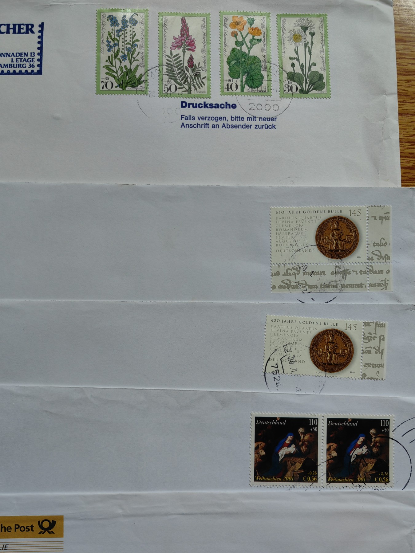 外国邮品第⑦场（秒杀） 奥地利&德国大型邮封10个（秒杀）