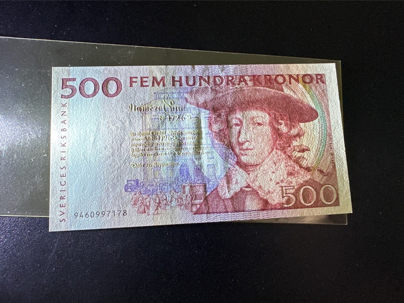 《外钞收藏家》第二百九十七期（连拍第二场）（欧洲五国专场） 瑞典1999年500克朗 初版 全新UNC