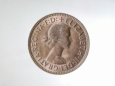 新店开业第三场历代钱币古钱铜元外币9月17晚8点结束 - 带原光美品英国帆船半便士铜币