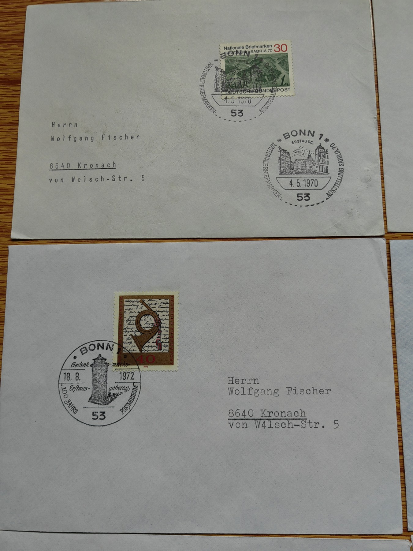 外国邮品第⑦场（秒杀） 德国精品纪念邮封10个（秒杀）