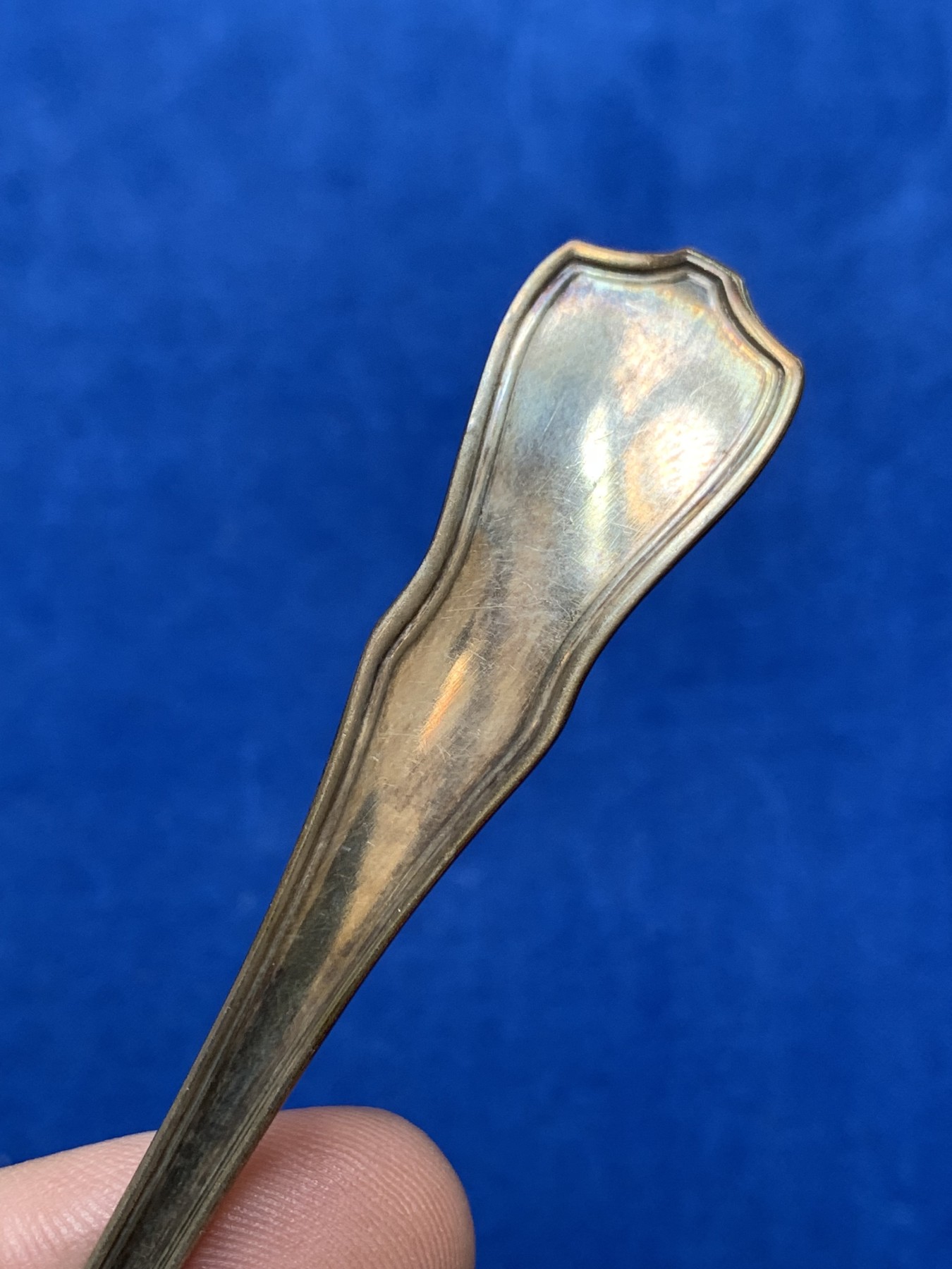 《竞宝斋》第196场-周日，周一 2场 (全场包邮) 1910古董花卉925银勺 14cm 16g