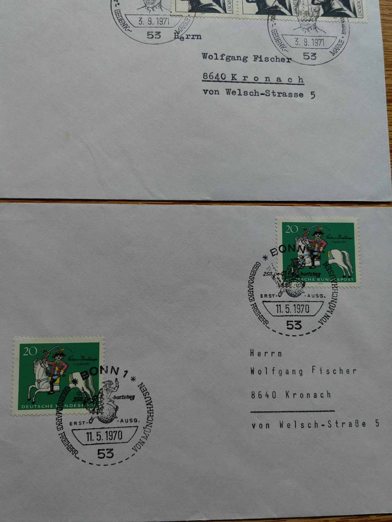 外国邮品第⑦场（秒杀） 德国精品纪念邮封10个（秒杀）