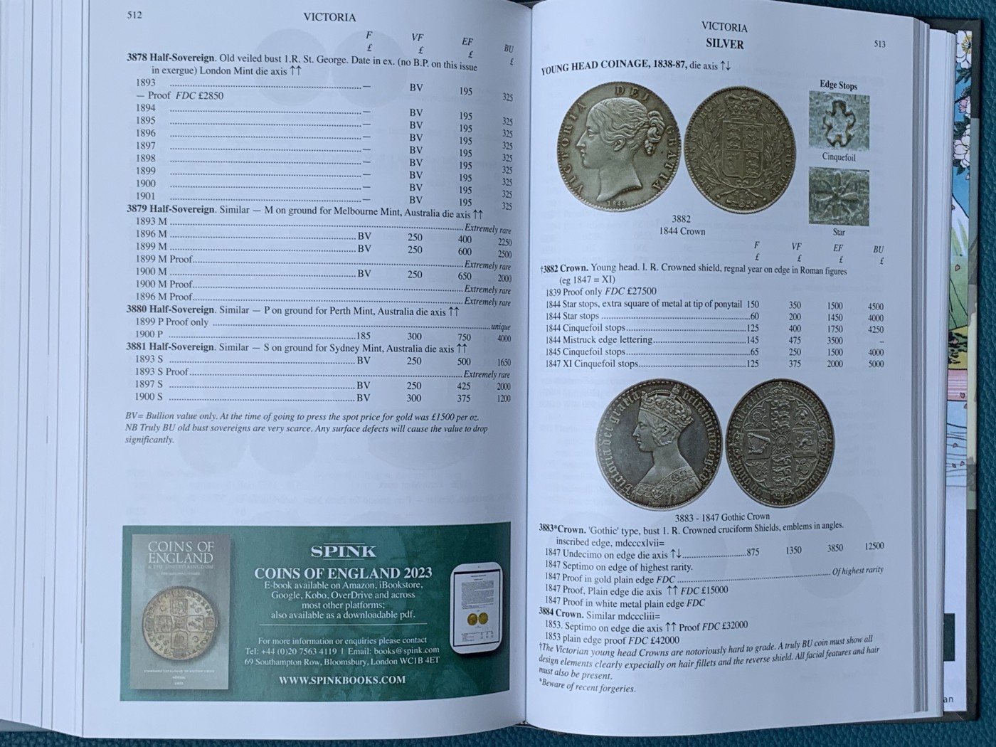 《竞宝斋》第196场-周日，周一 2场 (全场包邮) 2023版斯宾克英国钱币标准目录，评级公司的目录编号来源之一，收录从公元前150年-1971年间的英国钱币