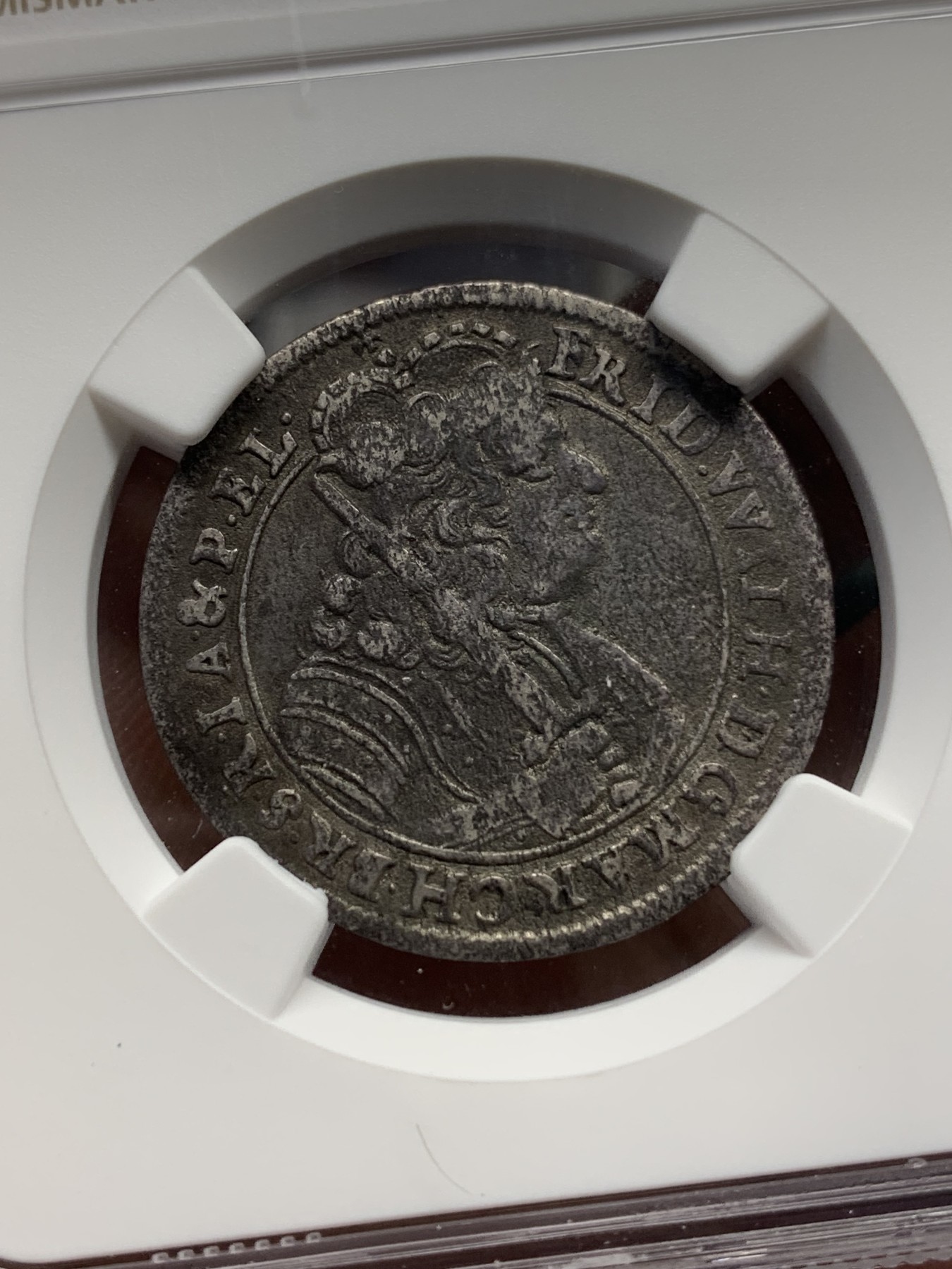 《竞宝斋》第196场-周日，周一 2场 (全场包邮) NGC VFD 波兰立陶宛1679年18G银币