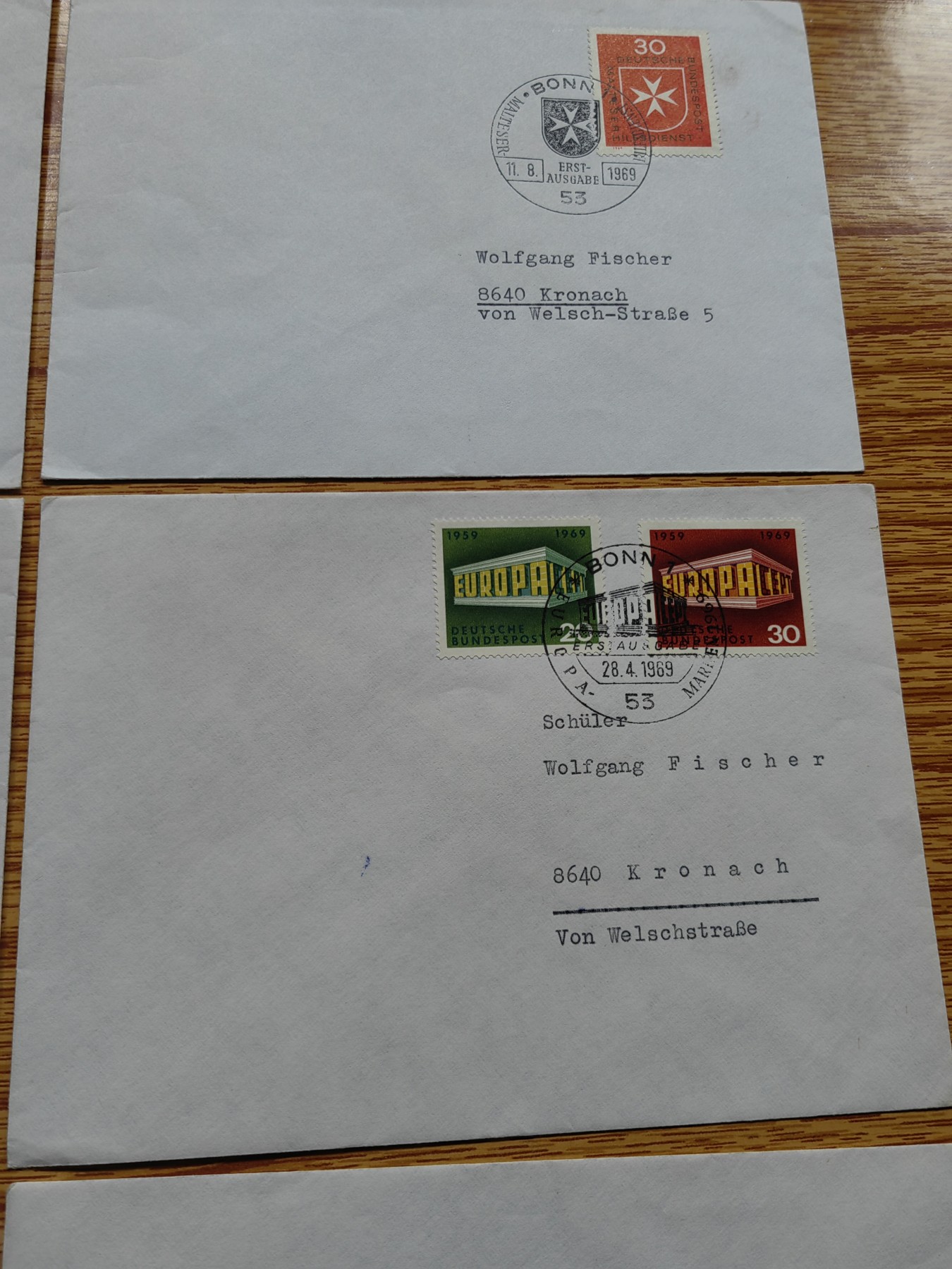 外国邮品第⑦场（秒杀） 德国60年代纪念邮封9个（秒杀）